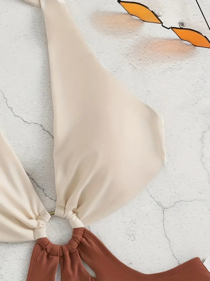 Women's One-Piece Ring Detail Swimsuit