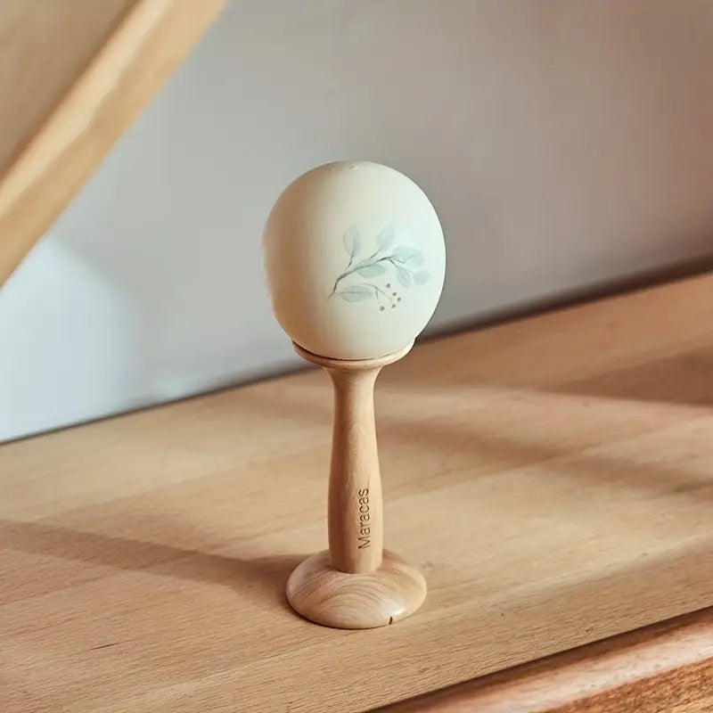 Squirrel Hand Bell Rattle Toy – Grip Training Sensory Play