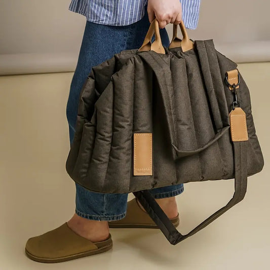 Luxury Pet Travel Carrier | Breathable & Lightweight for Stylish Adventures