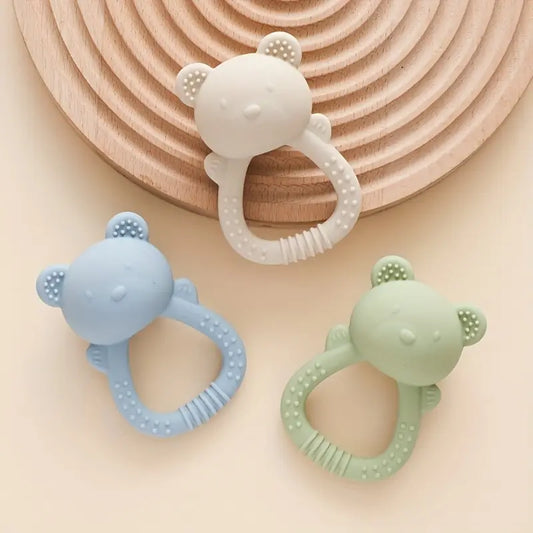 Silicone Teether Toy – Newborn Tactile Training Sensory Aid