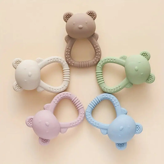Silicone Teether Toy – Newborn Tactile Training Sensory Aid