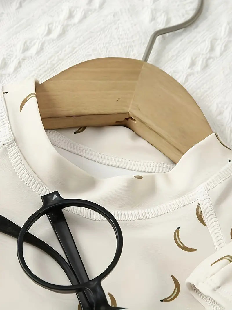 Boys' Banana & Coffee Two-Piece Set