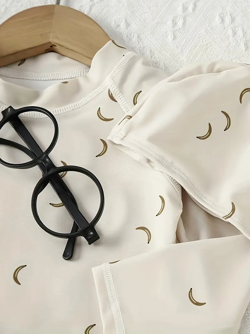 Boys' Banana & Coffee Two-Piece Set
