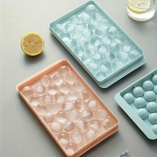 Round Ice Cube Mold Tray | 32 Ice Cubes | Summer Essential