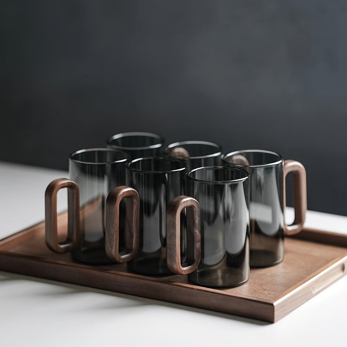 High Borosilicate Glass Water Cups Set | Heat-Resistant & Stylish