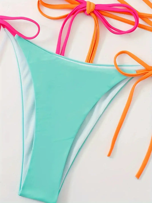 Chic Halter Bikini with Tie Sides