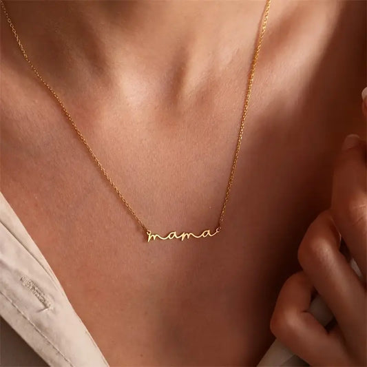 ‘Mama’ Pendant Necklace – Titanium Steel Gift
