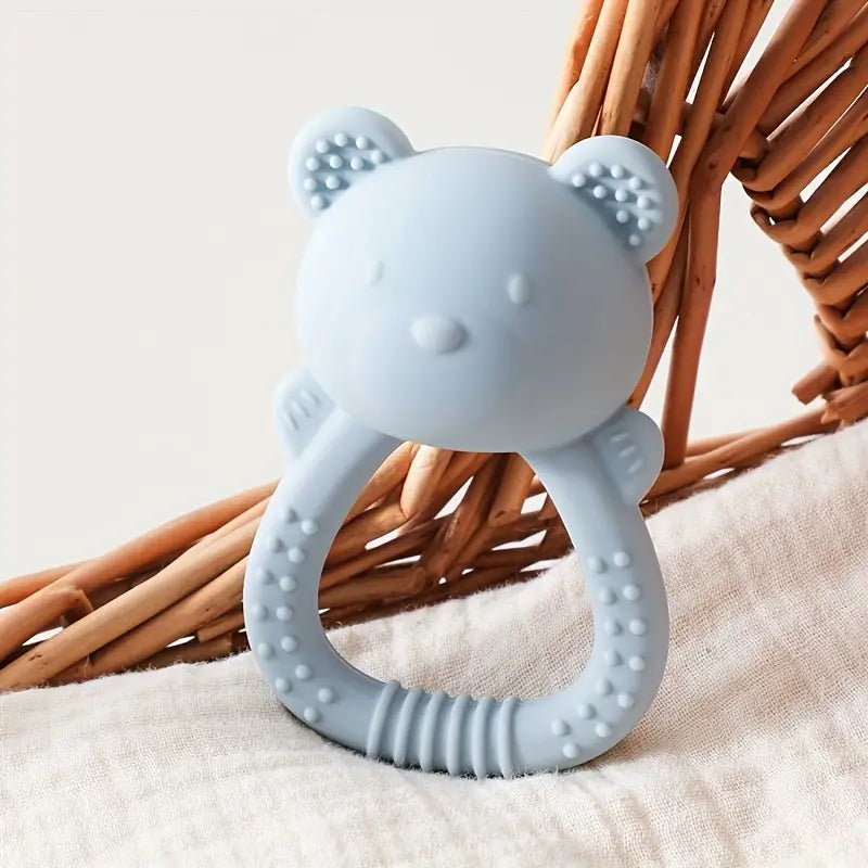 Silicone Teether Toy – Newborn Tactile Training Sensory Aid