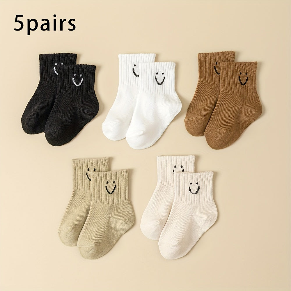 Cute cartoon baby socks – 5-pack