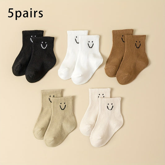Cute cartoon baby socks – 5-pack