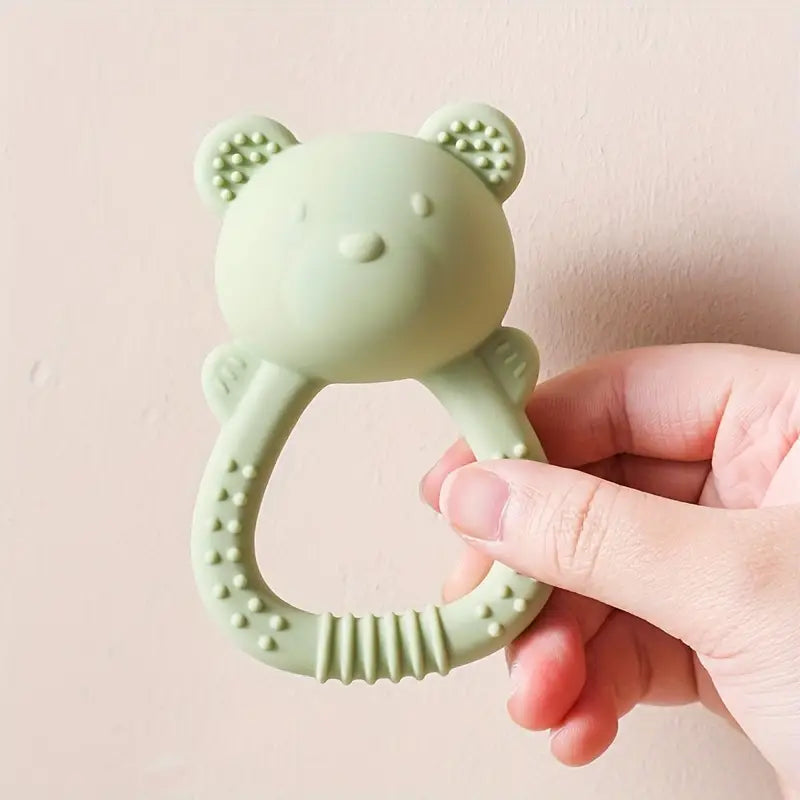 Silicone Teether Toy – Newborn Tactile Training Sensory Aid