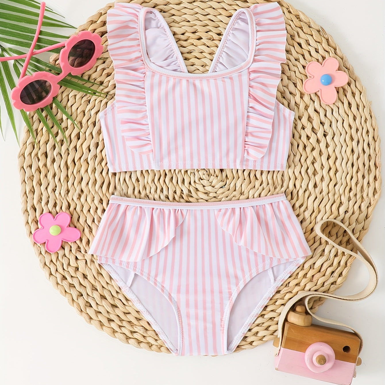 Girls Split Swimwear Set