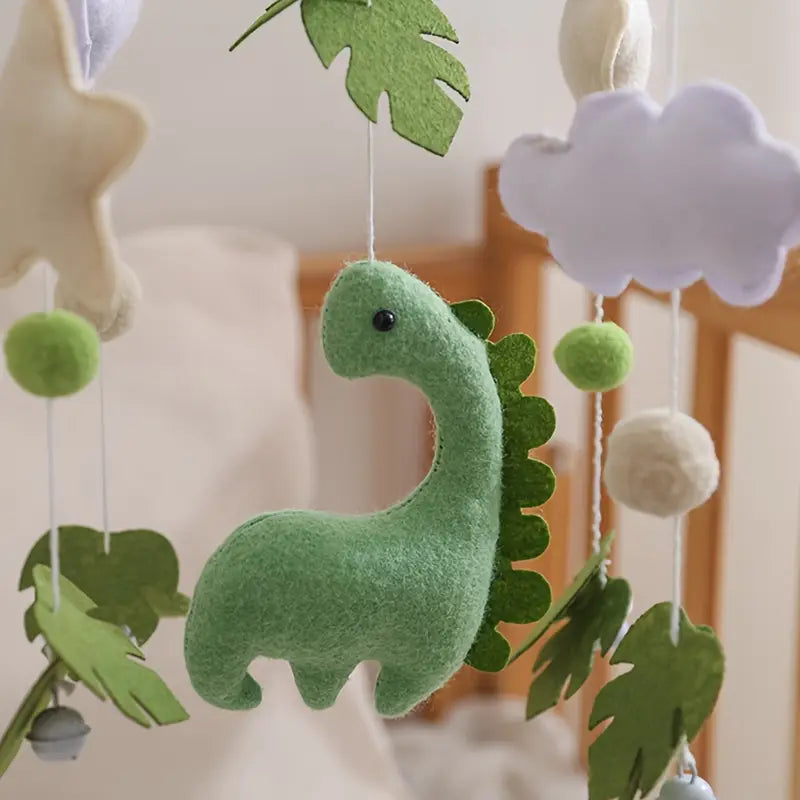 Handmade Crochet Bee Mobile – Neutral Nursery Decor
