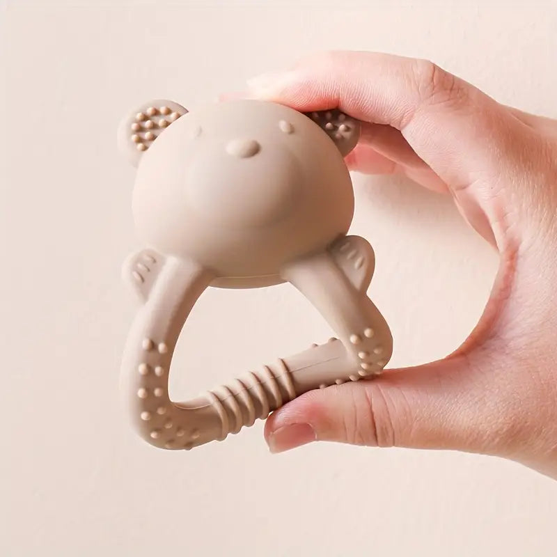 Silicone Teether Toy – Newborn Tactile Training Sensory Aid
