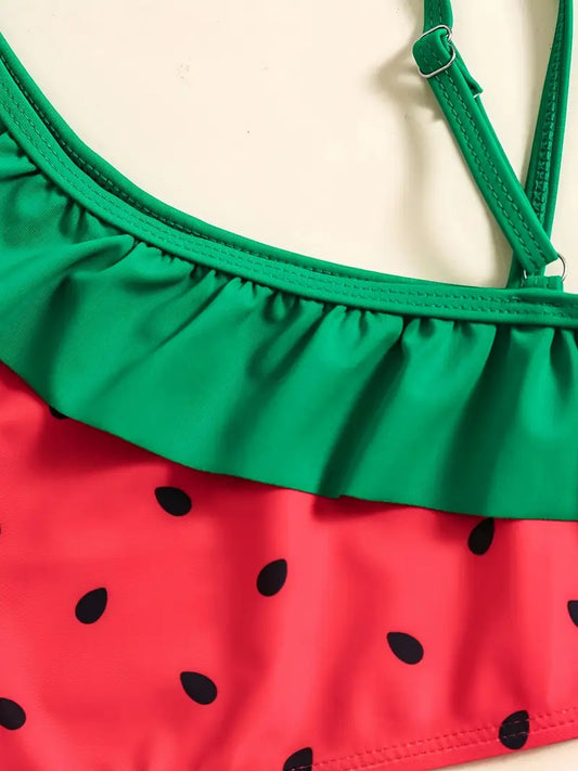 Watermelon Tankini Set for Toddlers