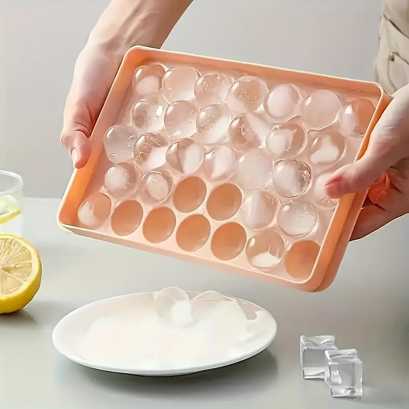 Round Ice Cube Mold Tray | 32 Ice Cubes | Summer Essential