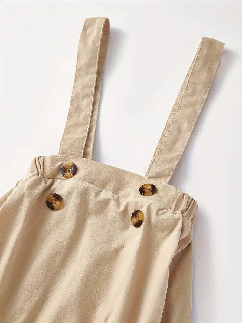 Organic Cotton Kids Overalls | Outdoor Adventure Romper
